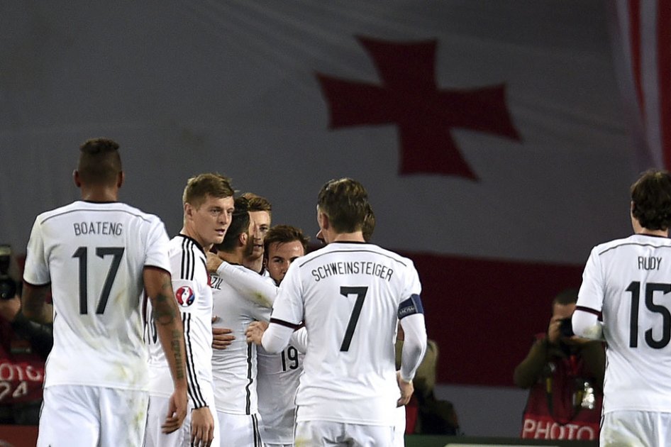 Alemania vence 2-0 a un combativo Georgia