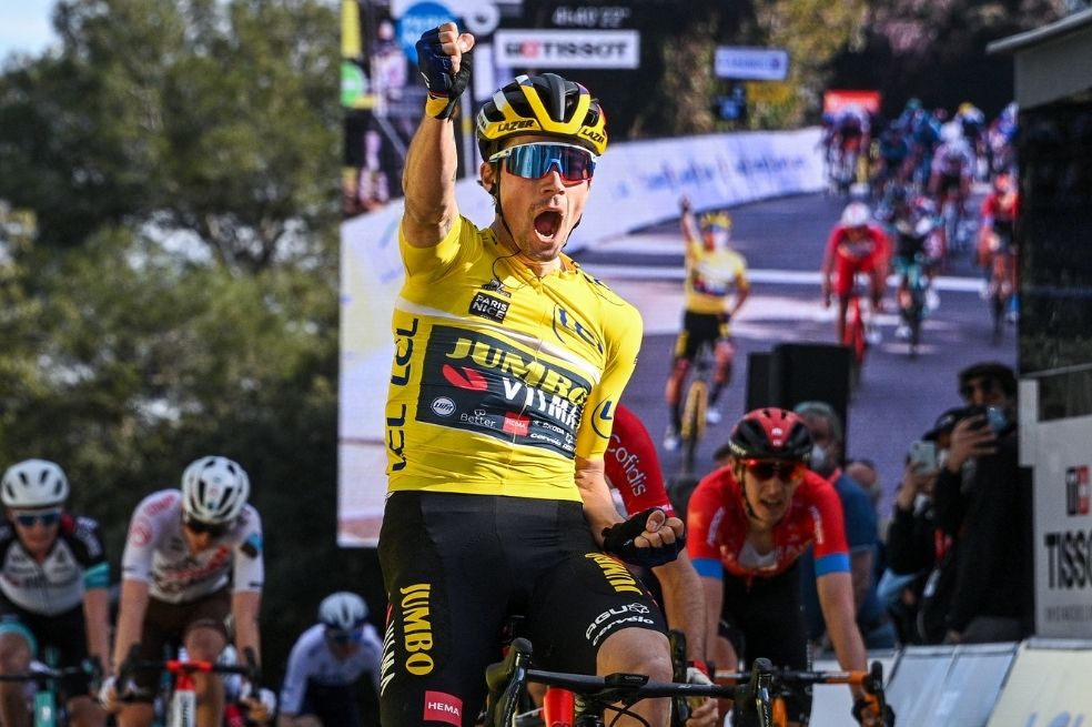 Primož Roglič mostró su jerarquía y ganó otra etapa de la París-Niza