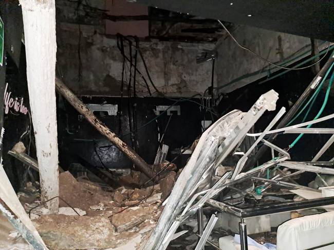 Colapso del techo en una discoteca dejó 11 heridos en Getsemaní, Cartagena