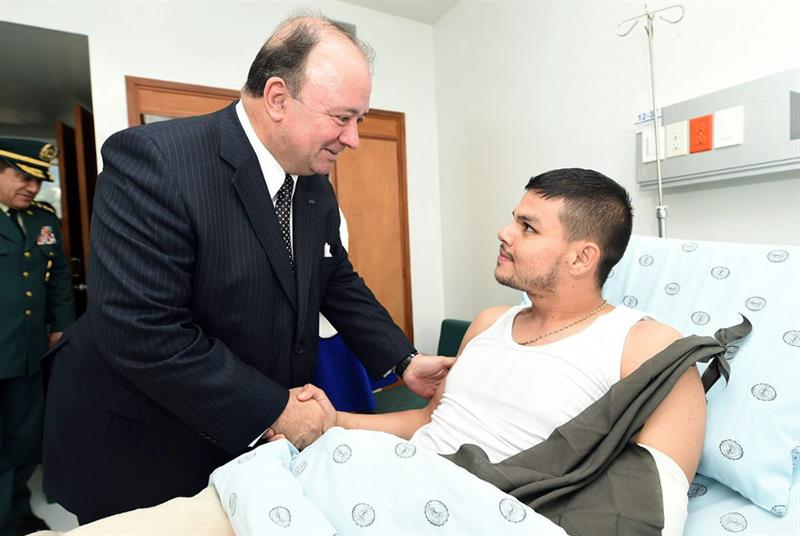 Subteniente Moscoso será operado en las próximas horas