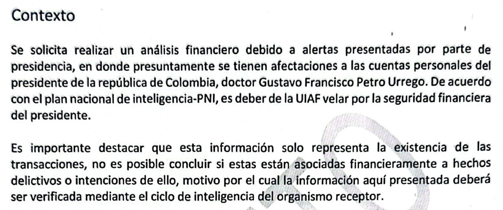 Informe UIAF