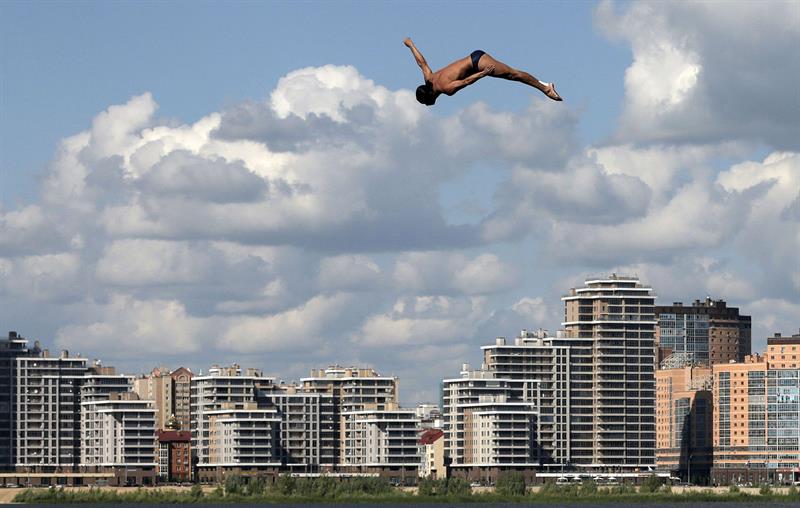 Orlando Duque fue sexto en el Mundial de Natación de Kazán
