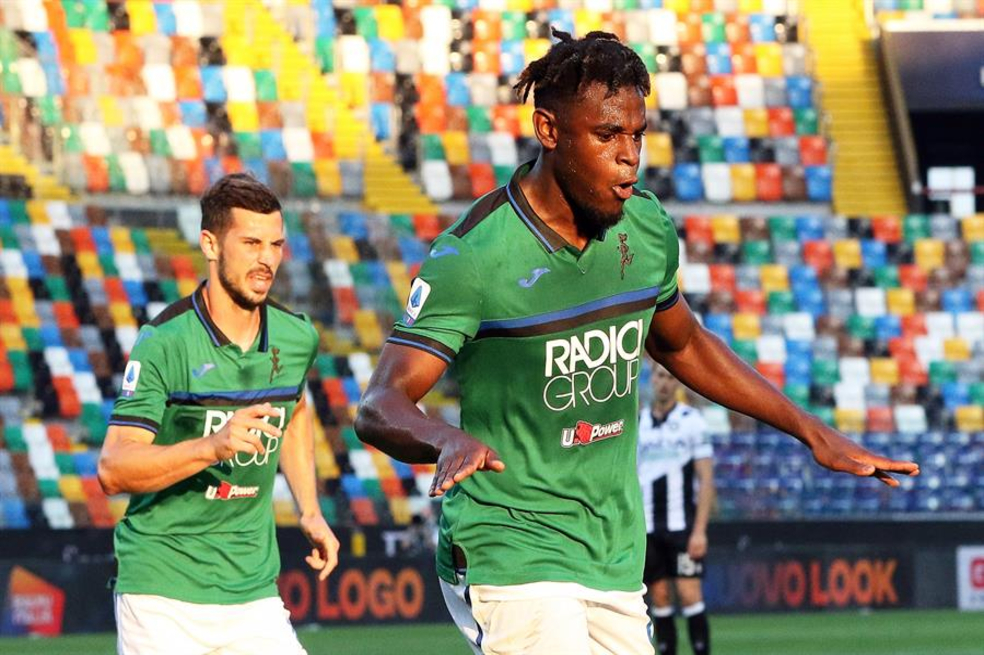 Un doblete de Luis Muriel y un gol de Duván Zapata le dan la victoria al Atalanta frente al Udinese