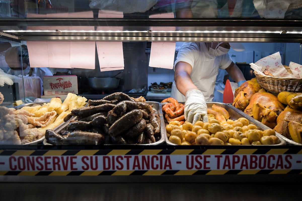 Imágenes del Fritanga Fest en las plazas de mercado de Bogotá