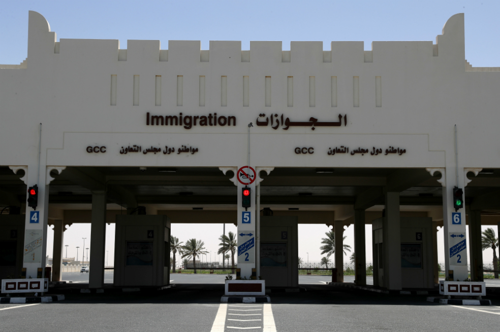 Las fronteras terrestres de Catar fueron bloqueadas hace dos semanas / AFP