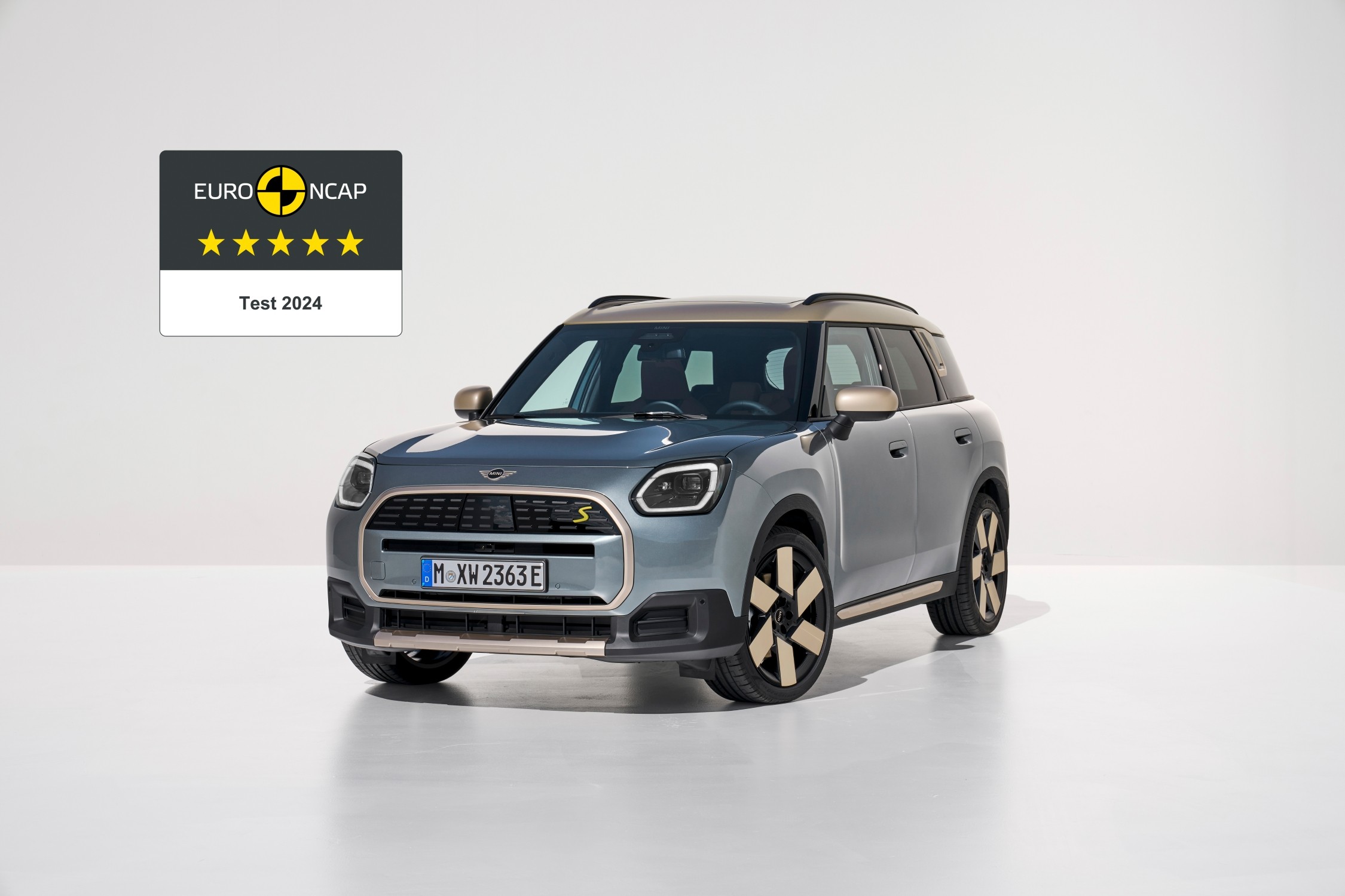 El MINI Countryman 2025 logra 5 estrellas en seguridad, según Euro NCAP