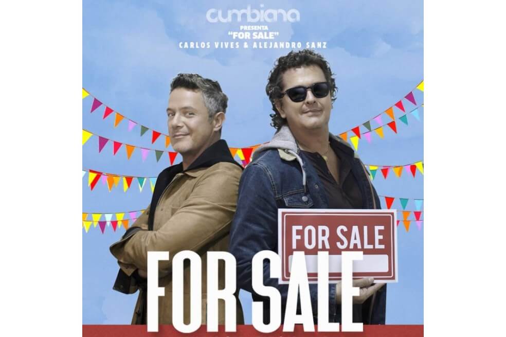 Carlos Vives y Alejandro Sanz lanzan «For Sale», su primera canción juntos