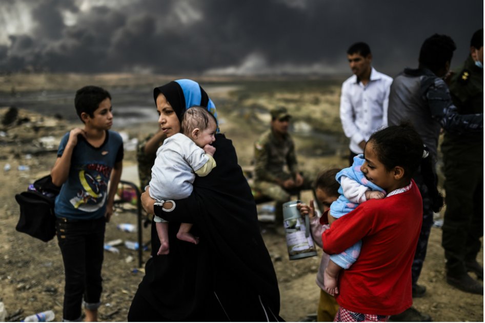 Más de 7.000 desplazados deja ofensiva para liberar Mosul de Estado Islámico