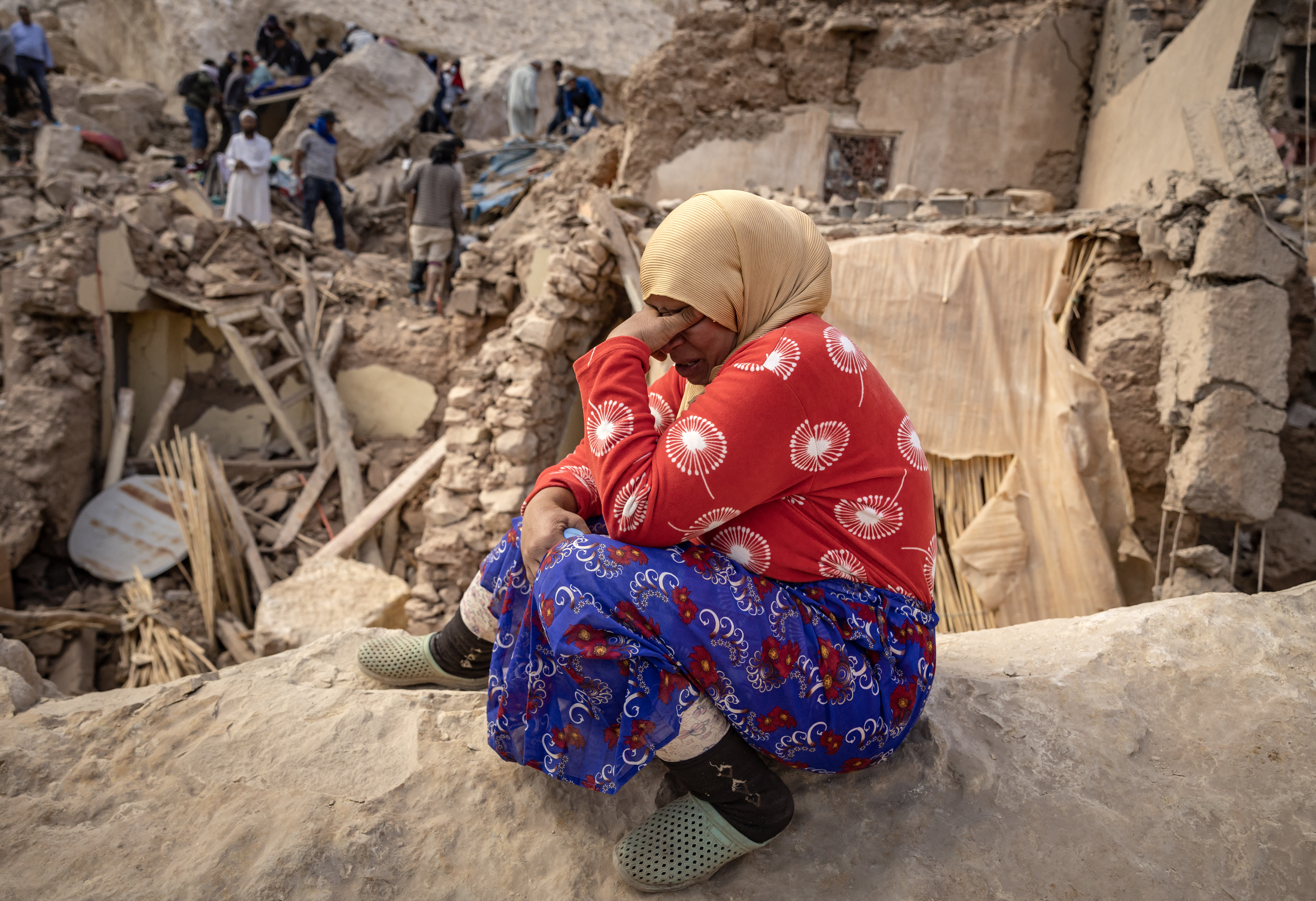 Testimonios: el dolor de sobrevivir “entre los muertos” en el terremoto de Marruecos