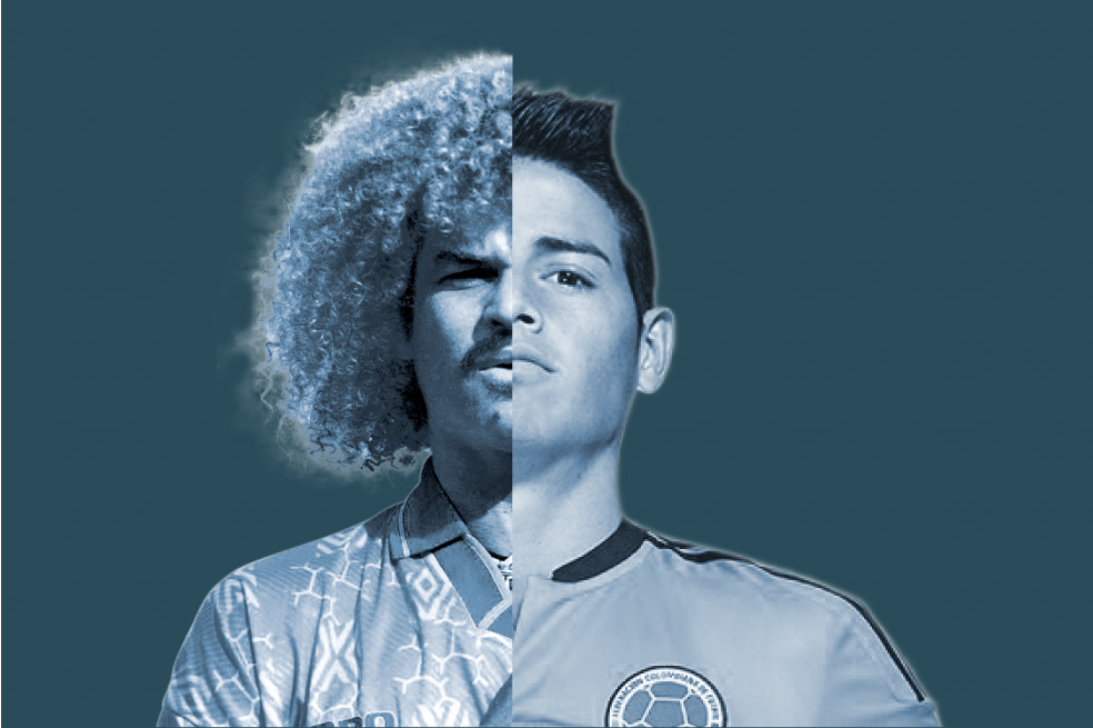 De la mano del «Pibe» y James, dos generaciones unidas por la gloria de los Mundiales