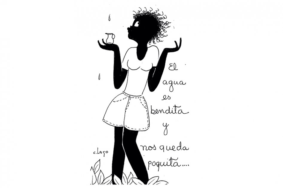 El agua…