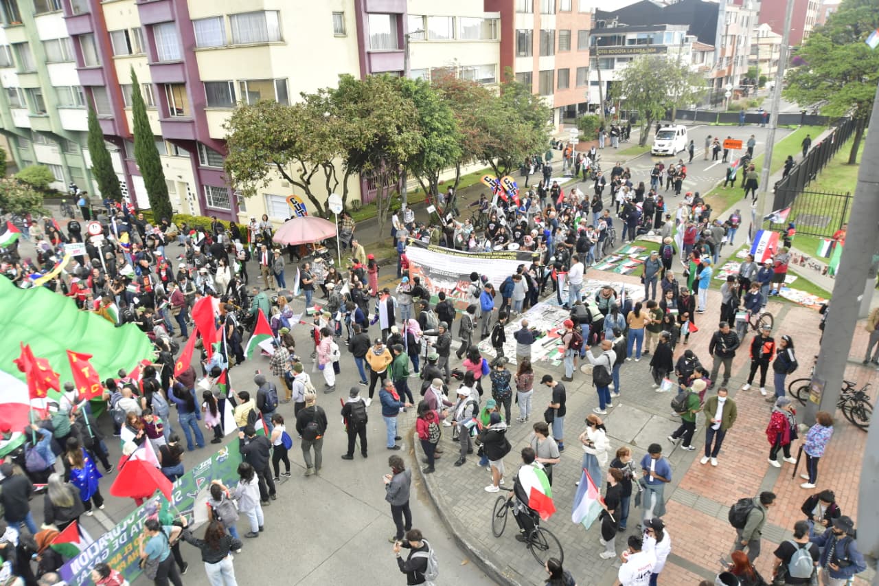 Así se jugó el petrismo otra carta electoral con las marchas en favor de Palestina