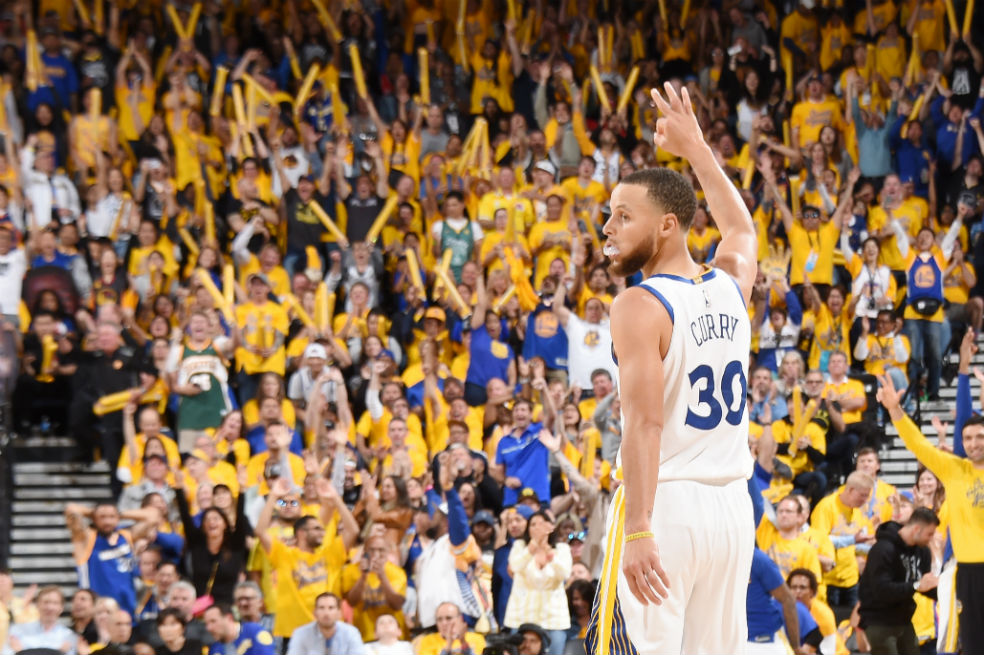 Stephen Curry, jugador de los Warriors de Golden State.  / AFP