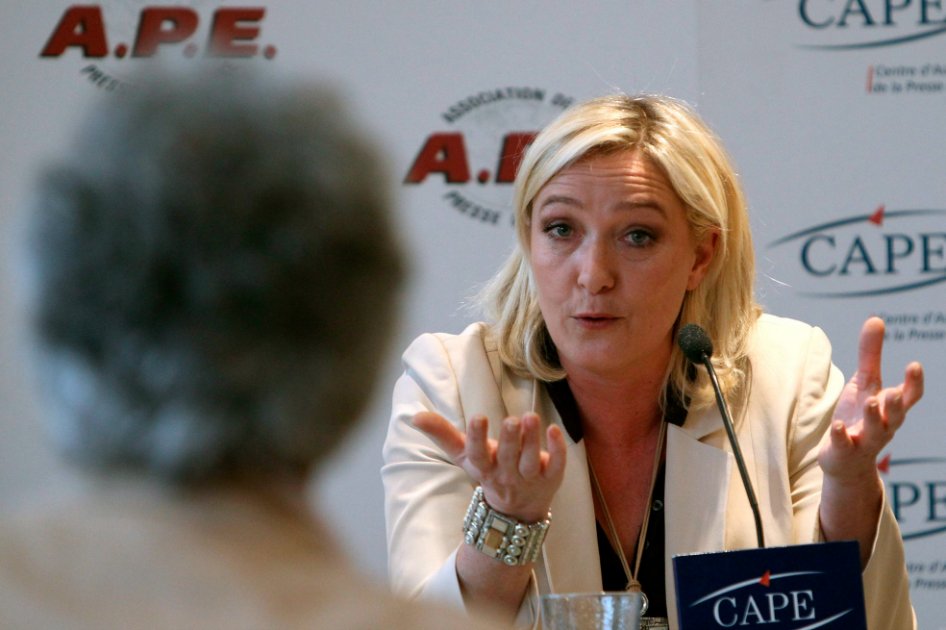 Marine Le Pen: otra interesada en la amistad de Rusia