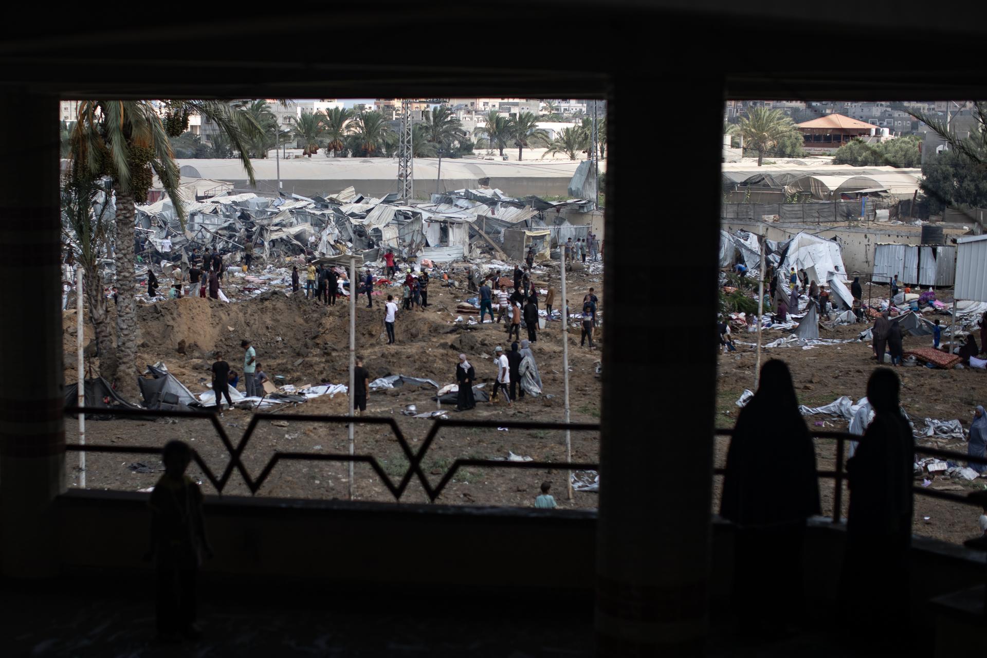 “Tenemos hambre y miedo”: palestinos en medio de los ataques israelíes cerca de Ciudad de Gaza