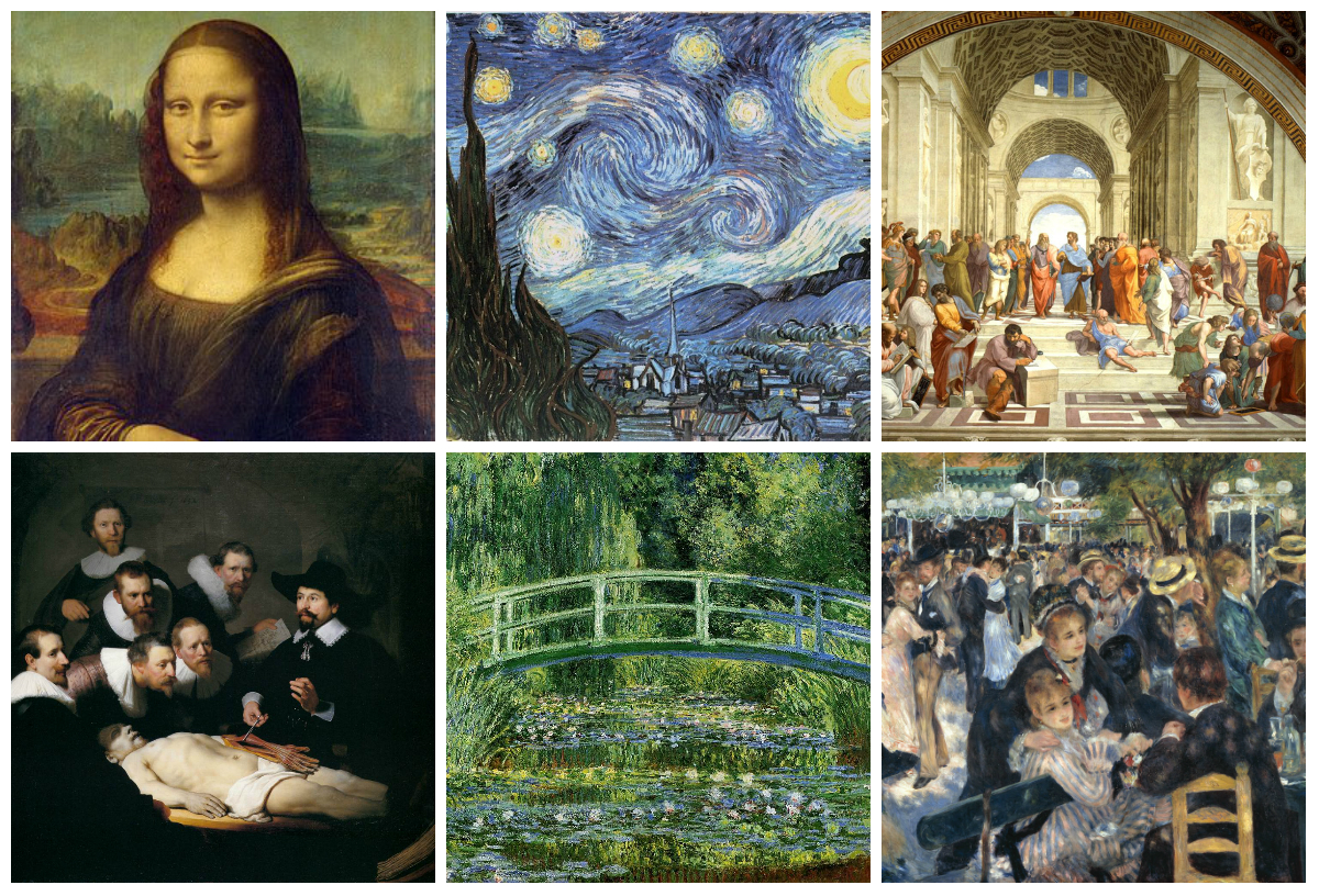 El Espectador presenta «Lienzos de grandes maestros del arte»