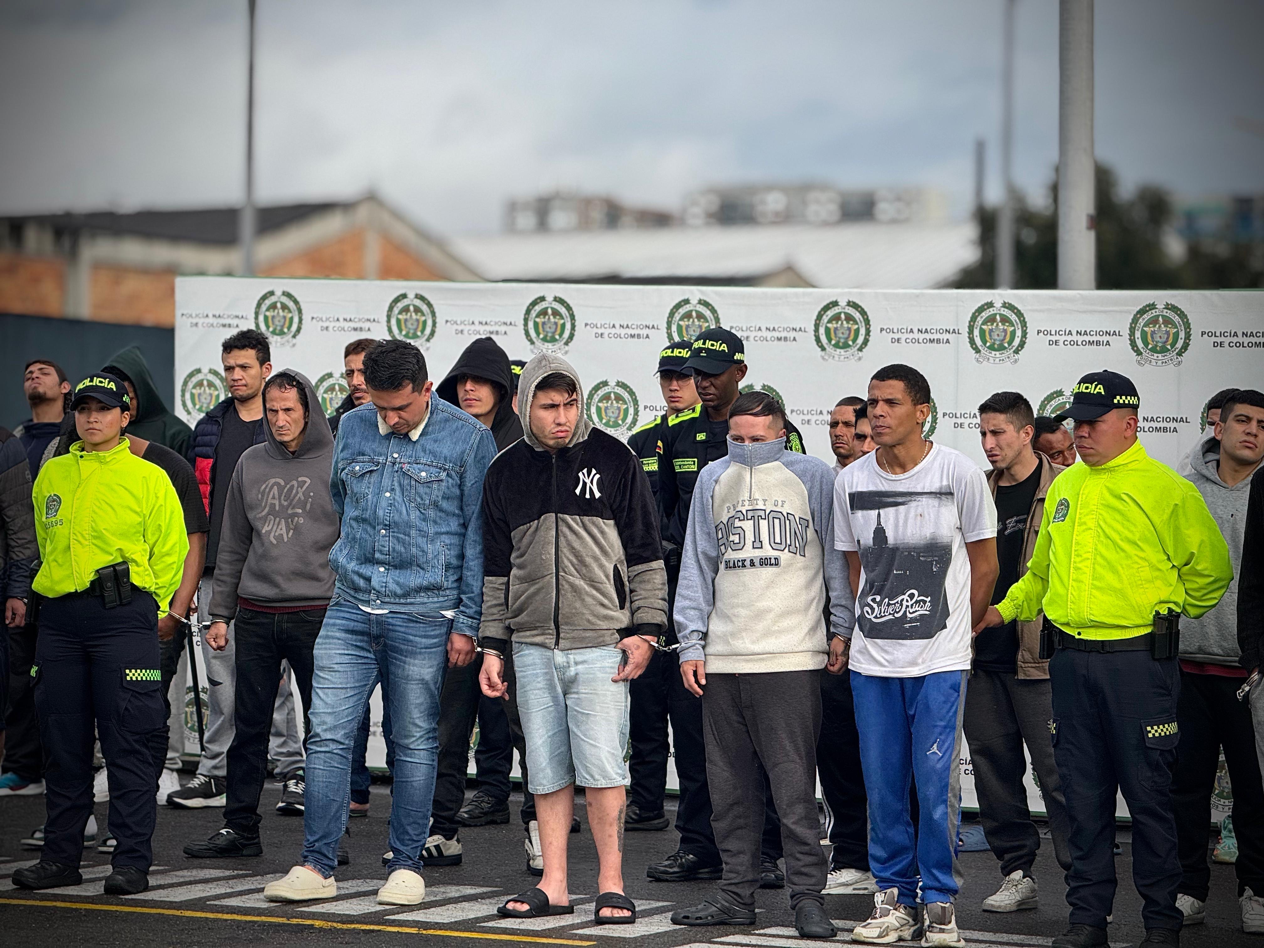 Estos son algunos de los perfiles de los 73 capturados en Bogotá por homicidio