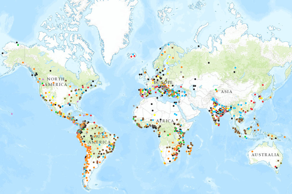 Mapa global de las batallas ambientales