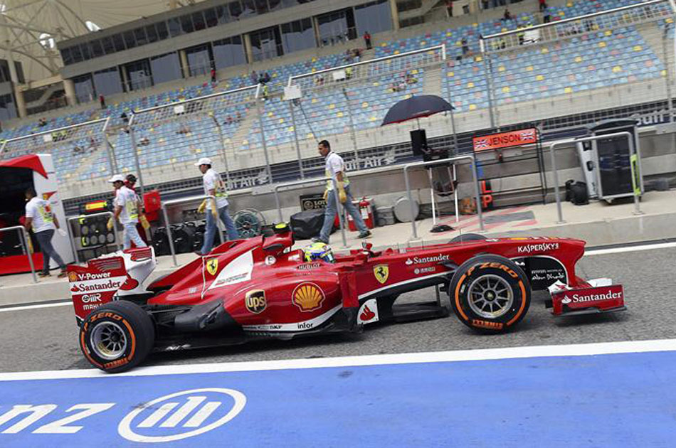 Massa, el más rápido en los primeros libres de Baréin por delante de Alonso