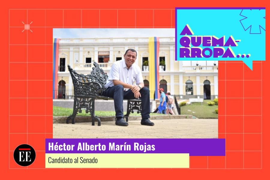A Quemarropa con Héctor Marín, candidato al Senado por la alianza cristiana