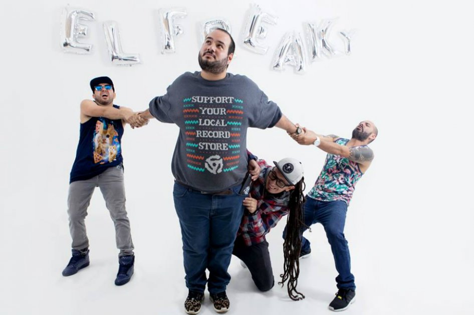 Andres Shaq, Fatsuggardaddy, Mike Style y Kmmy Ranks son los DJs y artistas visuales que conforman El Freaky. / Cortesía, El Freaky.