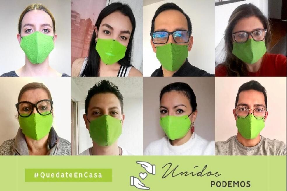 Empresa de fajas decidió detener su producción para hacer y donar tapabocas