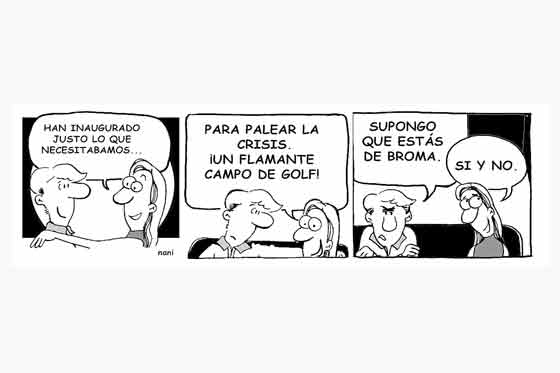 Golf en medio de la crisis