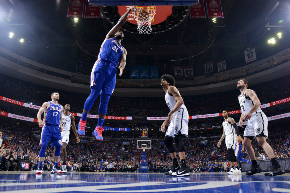 Los Sixers eliminaron a los Nets en los playoffs de la NBA