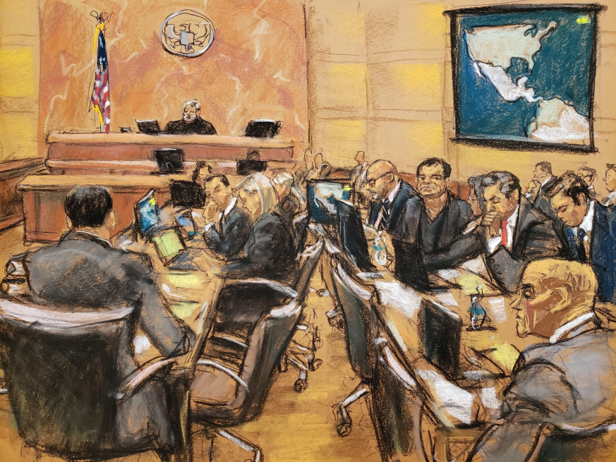 La pelea entre los abogados del «Chapo» Guzmán y «Chupeta»