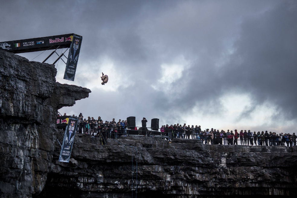 Orlando Duque fue cuarto en el Red Bull Cliff Diving World Series en Irlanda