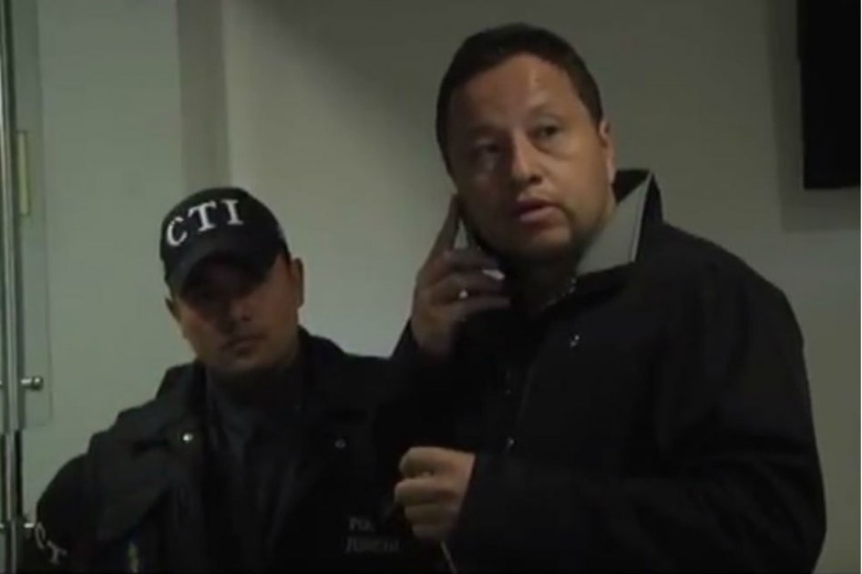 La captura de César Fernando Mondragón, uno de los directivos, se dio cuando éste llegaba de Estados Unidos. / Foto: Cortesía Fiscalía