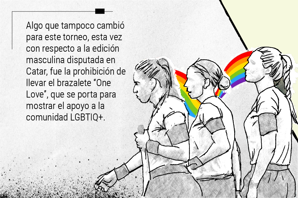 Manicures y cortes de pelo: el orgullo LGBT en el Mundial Femenino.