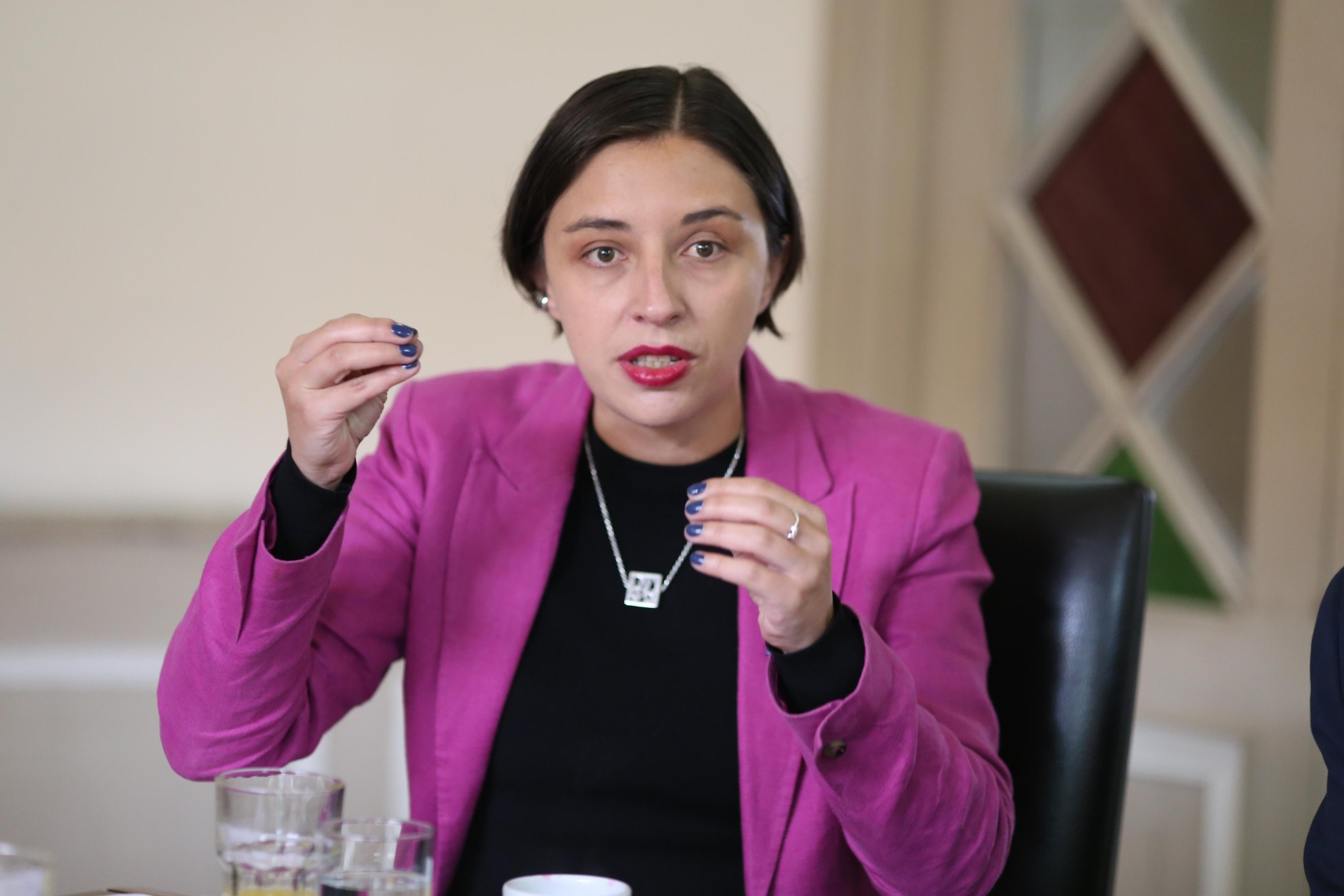 Ministra de Agricultura, Martha Carvajalino.