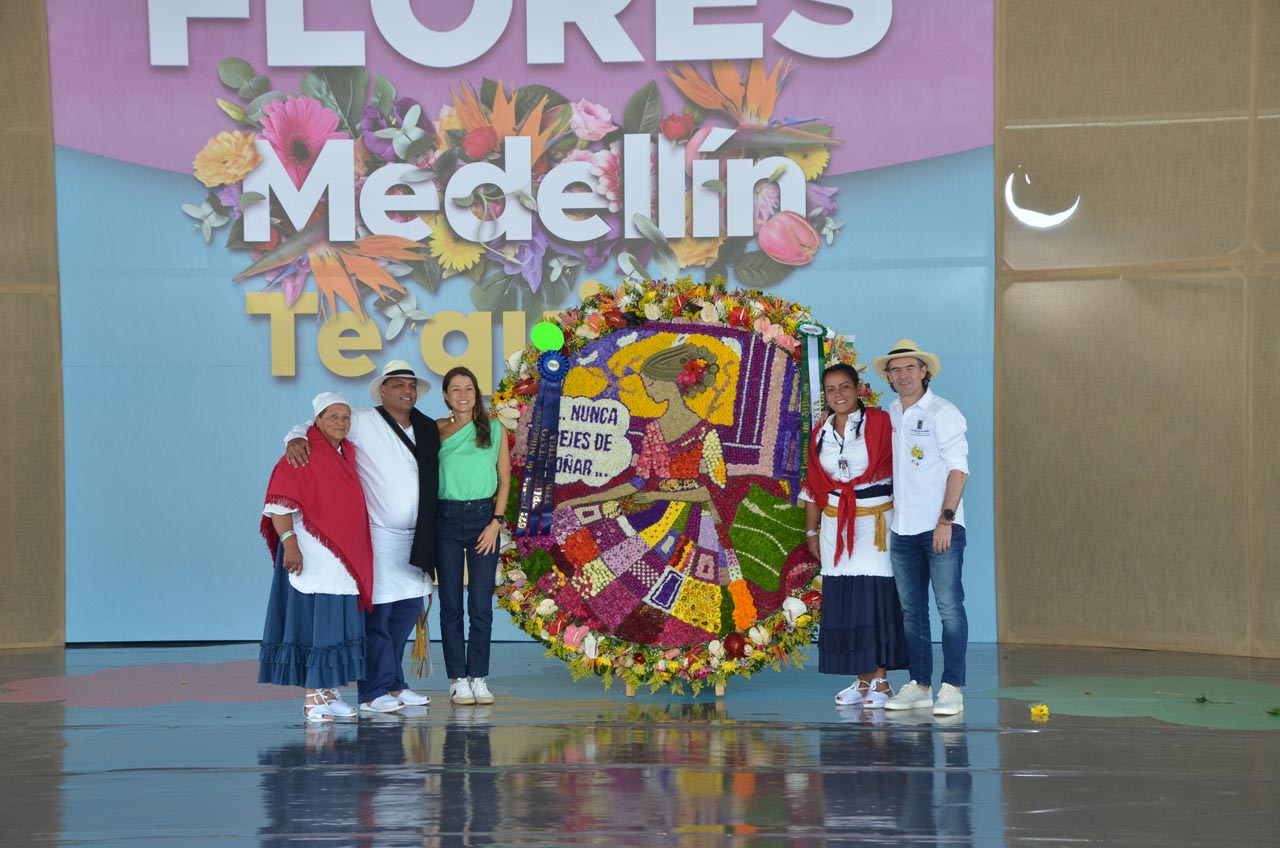 Ganadores desfile de Silleteros