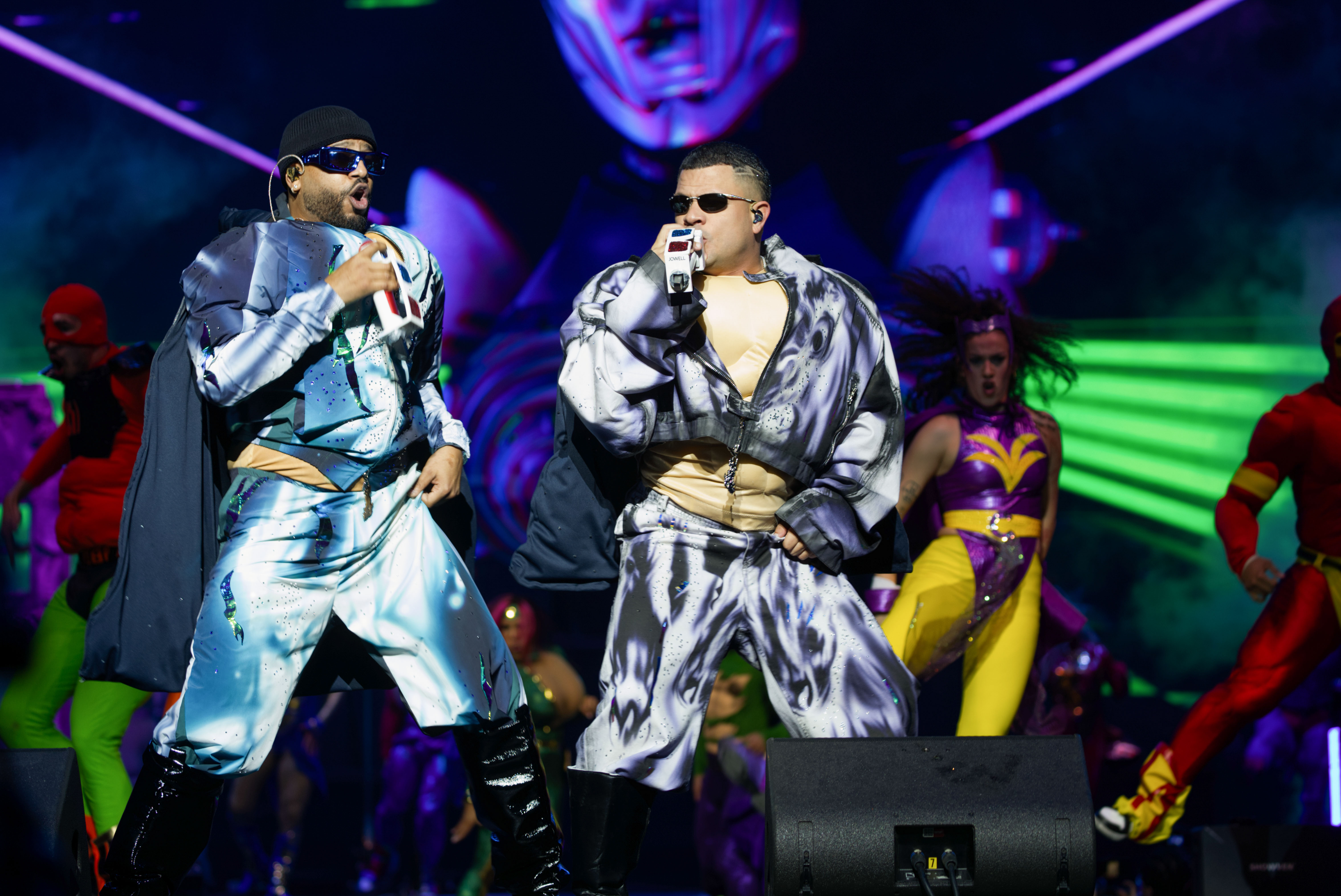 Jowell y Randy hicieron una noche de perreo 3D en Bogotá: así fue su show en otra dimensión