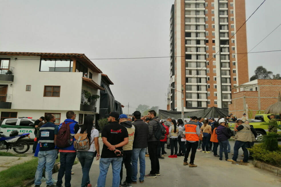Edificio Altos del Lago, en Rionegro, Antioquia, fue demolido