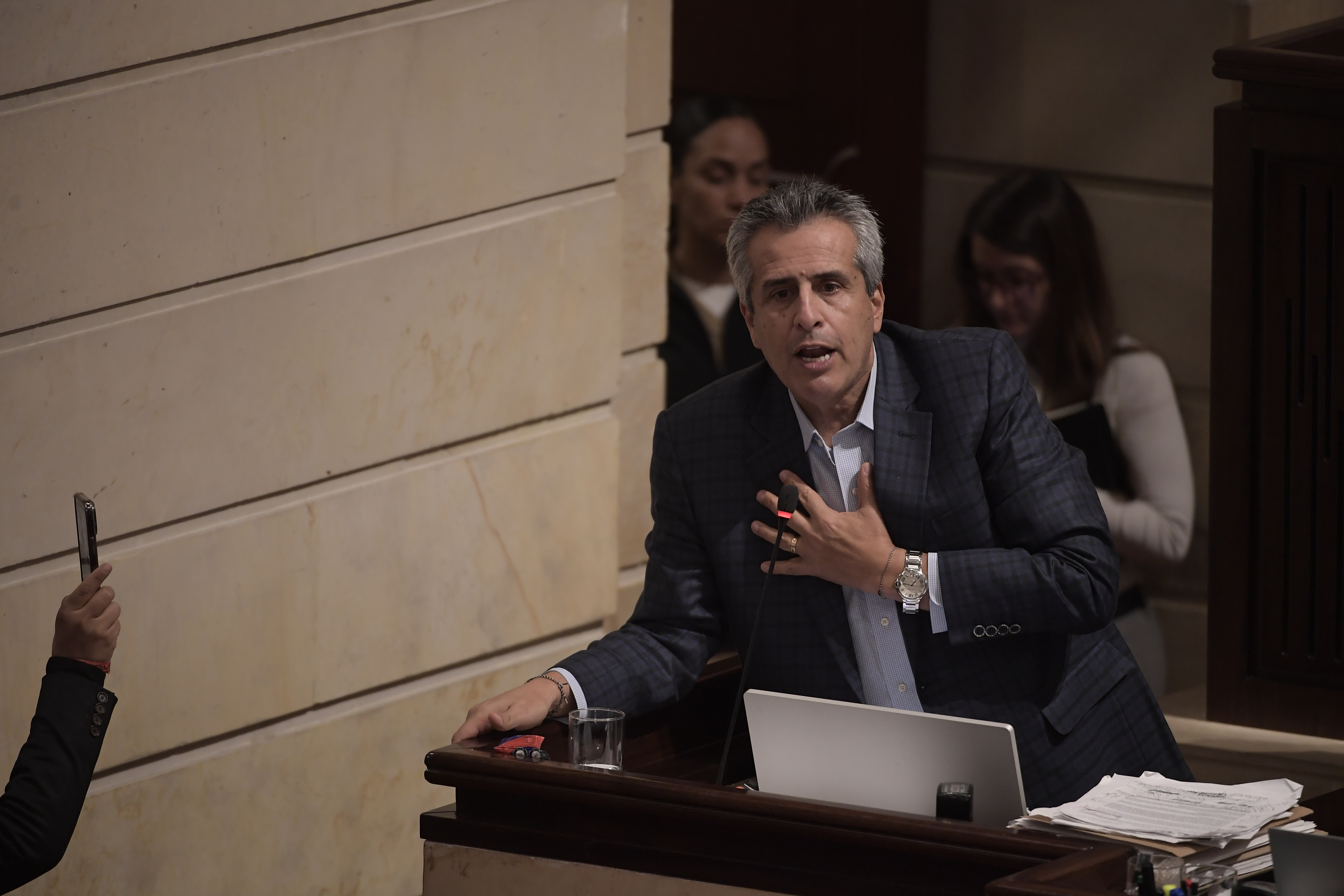Ministro del Interior, en el debate sobre la reforma a la Salud, realizado en la Cámara de Representantes.