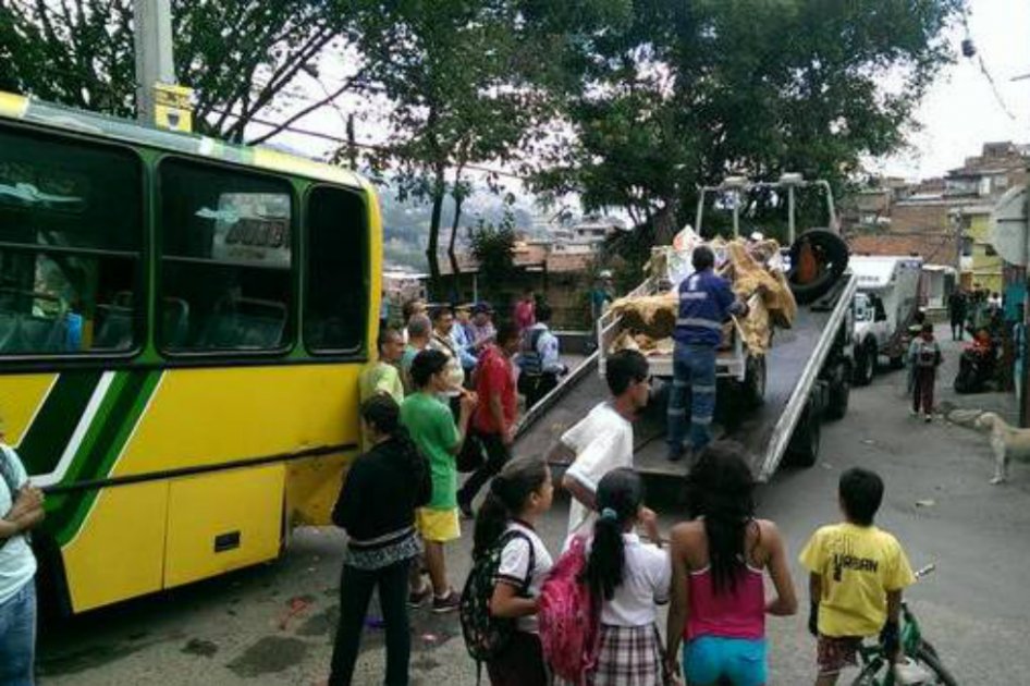 Seis menores heridos dejó accidente de tránsito en Medellín