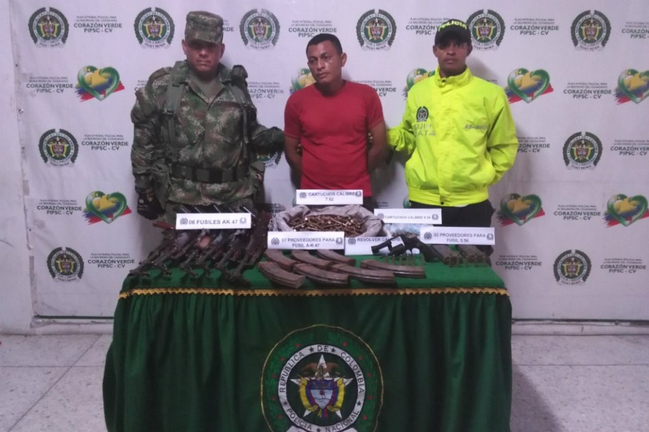 Encuentran caleta de armas en Galapa, Atlántico