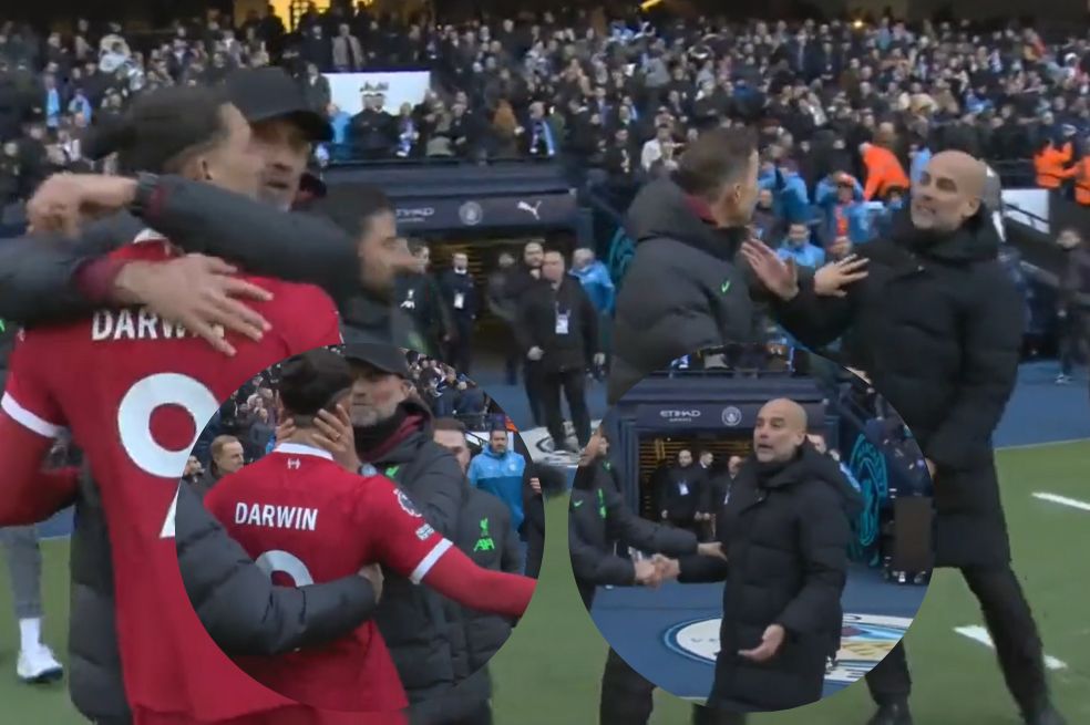 ¡Partido caliente! Guardiola y Darwin Núñez casi se van a los puños, ¿qué pasó?