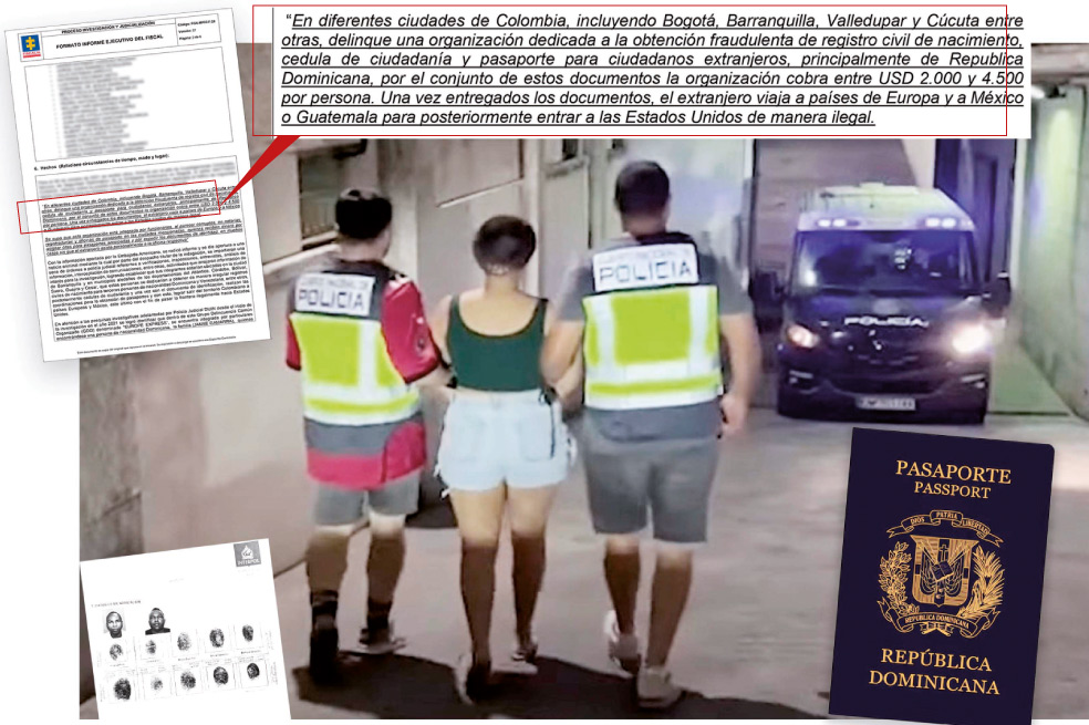El 91 % de pasaportes colombianos ilegales pertenecen a dominicanos