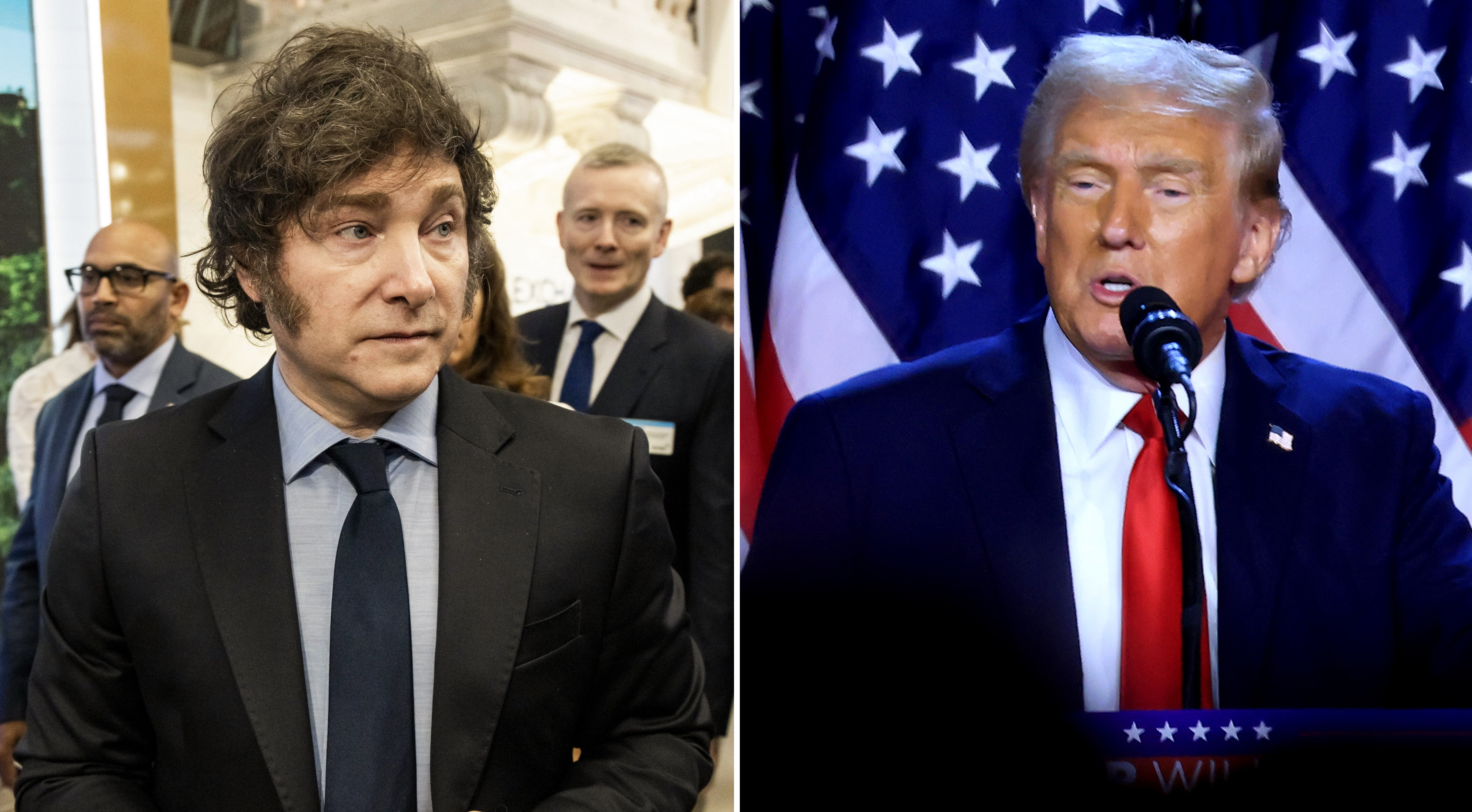 ¿Milei está imitando a Trump? Cinco hechos que lo demuestran