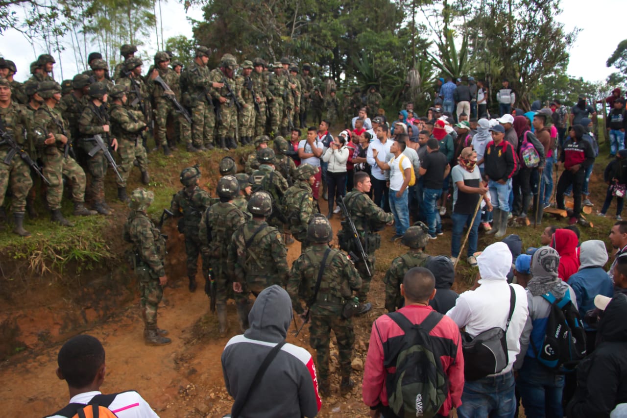 Campesinos de Cajibío, Cauca, piden respetar los acuerdos y cesar la erradicación de coca en la zona