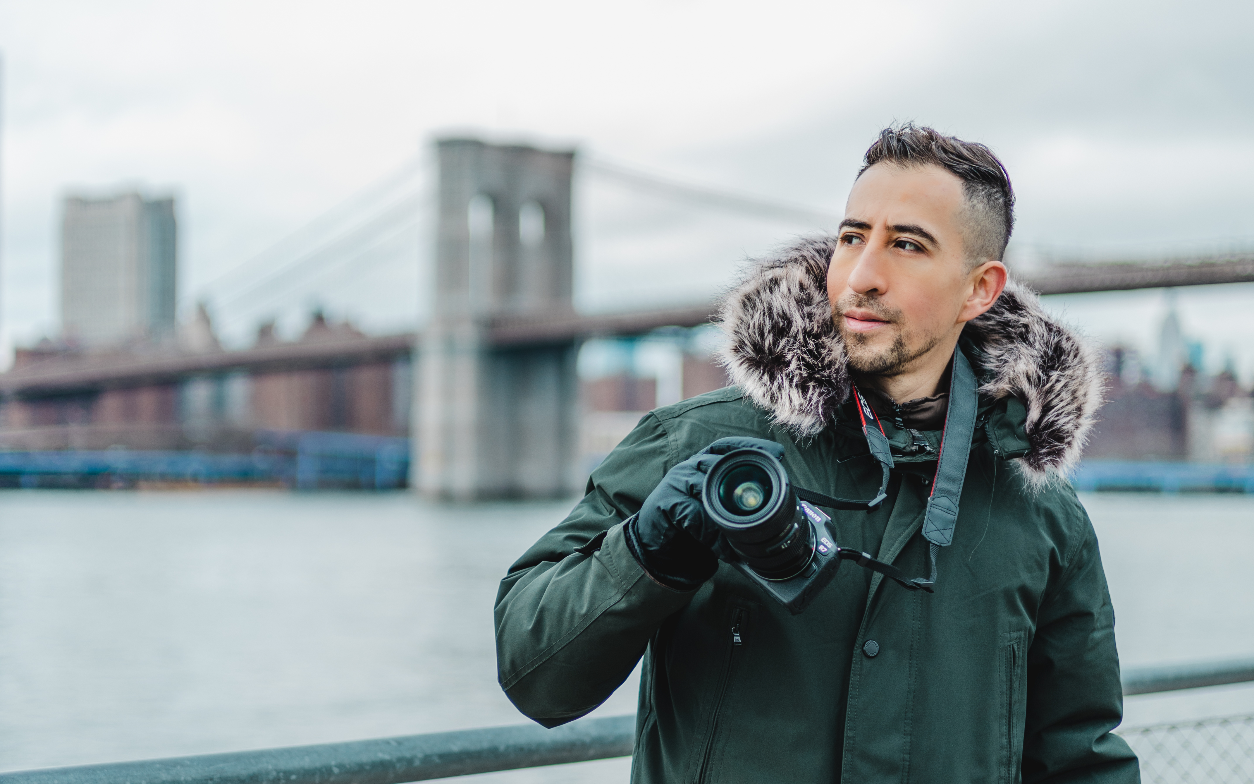Julián Espinosa, el colombiano que es guía y fotógrafo en Nueva York.