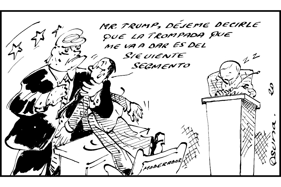 Debate Trump-moderador
