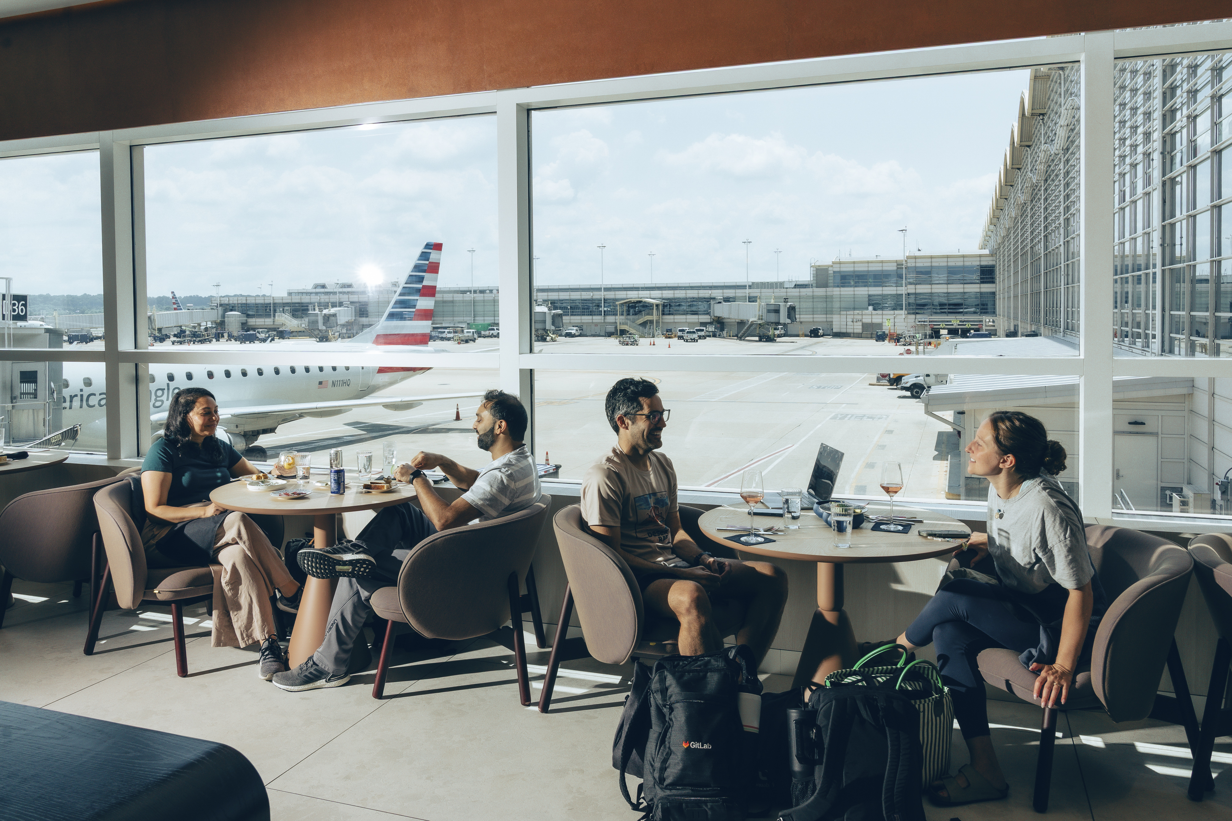 El lujo en el aeropuerto ahora se ve en la comida