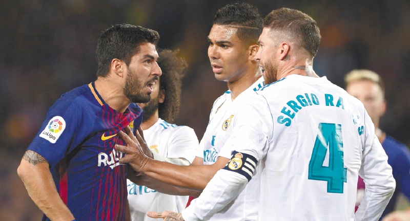 Barcelona y Real Madrid se sacaron chispas
