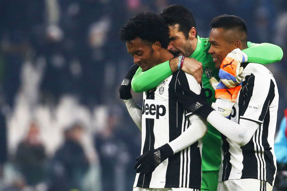 Elogio de Cuadrado a Buffon: «Un privilegio haber jugado y compartido con un grande»