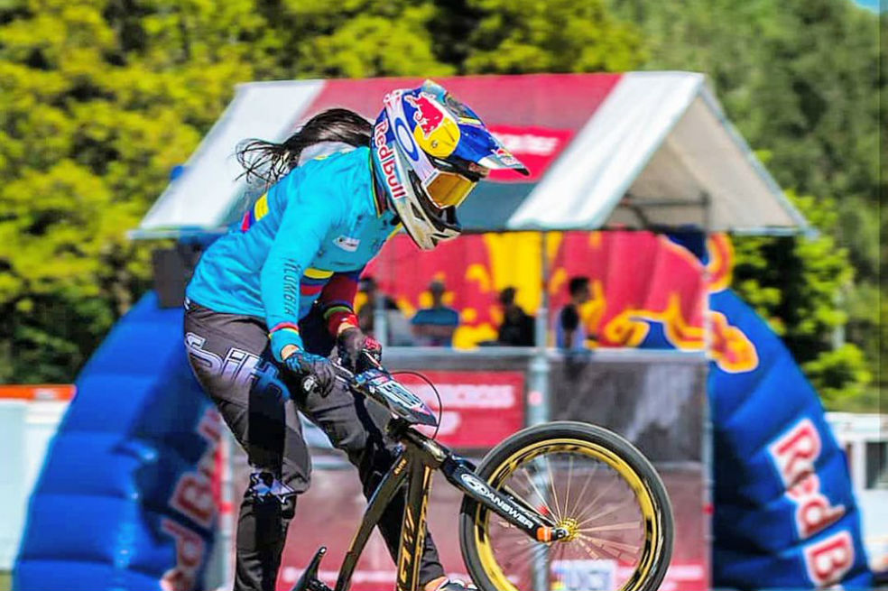 Mariana Pajón sufrió una rotura del ligamento cruzado anterior
