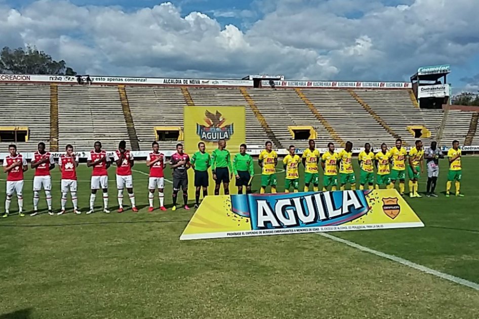 Santa Fe no pudo con Huila: perdió 1-0 en Neiva